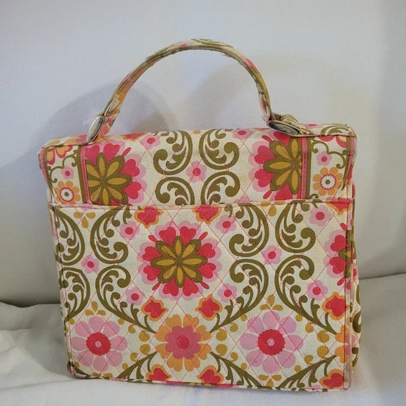 Vera Bradley Colorful Crossbody Bag 2010 Retired Print - Picture 2 of 9